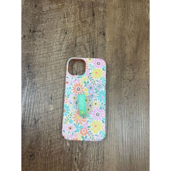 Loopy Case Floral Burst IPhone 13/14 6.1" Screen W Pouch Righty - Picture 1 of 6